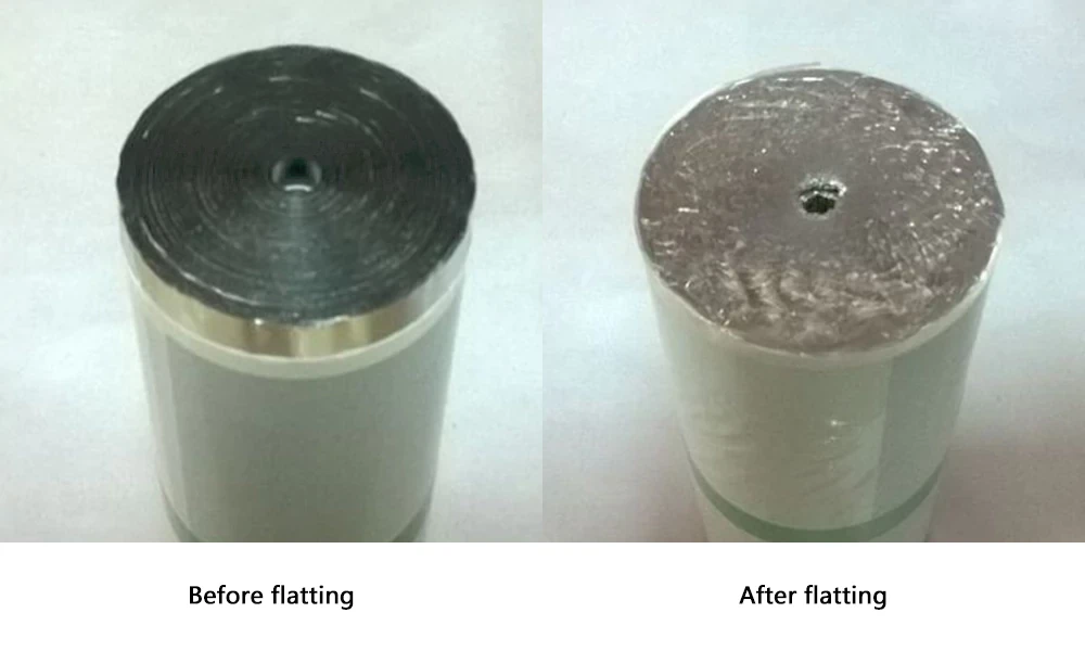 tabless cell before flattening tabless cell before flattening