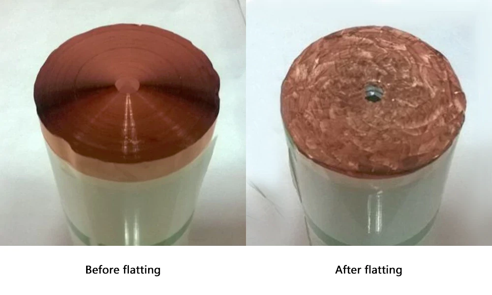 tabless cell after flattening tabless cell after flattening
